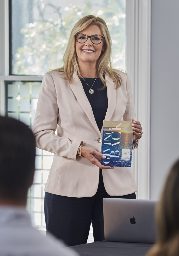 Linda Marshall, Author of Giving Back Book